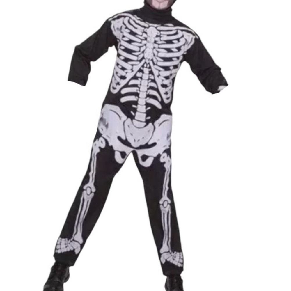 🎃 Rubie’s Costume S Skeleton Black - Picture 1 of 10